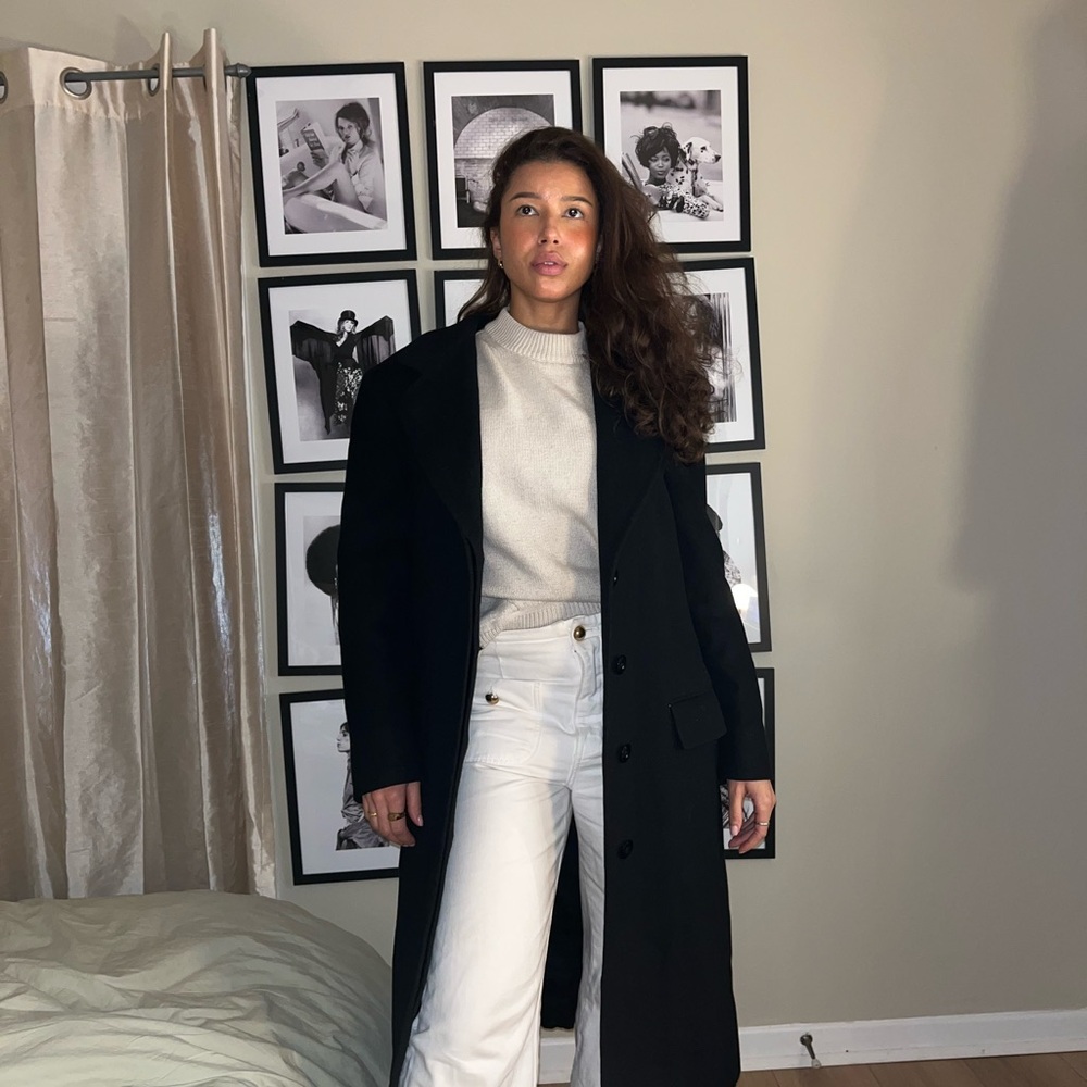 100% Wool Double Lined Long Coat
